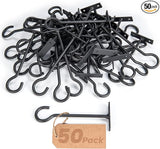 6inch Plant Hooks 50Pack Hanging Plant Bracket Metal Plant Hanger Black