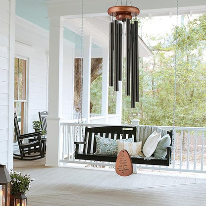 Sympathy Wind Chimes - Memorial Chimes for Loss of Loved One, Condolence Remembrance Gift in Memory of Mother Father, 32 Inch