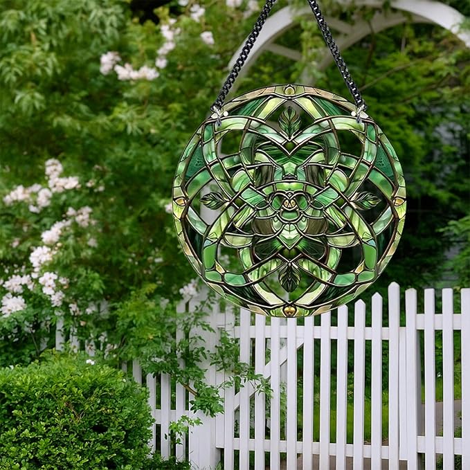 Celtic Knot Plexiglass Suncatcher - Sun Catchers Indoor Window, Window Decorations for Glass Windows - Symbolic Hanging Decoration, Perfect for History Lovers and Celtic Culture Enthusiasts