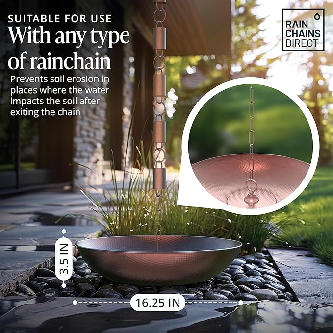 Rain Chains Direct Copper Basin