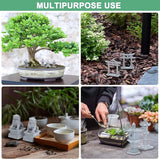 M METERXITY 1 Set Mini Lantern Pagoda Statues, Sandstone Home Landscape Accessories Japanese Decor Mini Chinese Pagoda for Aquarium/Fish Tank/Garden Decor [3 Pack]