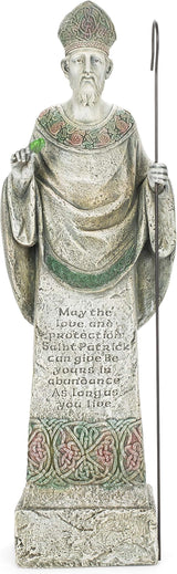 Joseph's Studio by Roman, 26.5" H St. Patrick Garde Statue, Patron Saint, Outdoor Décor