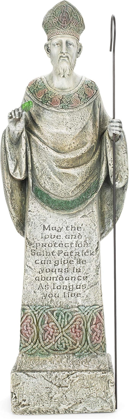Joseph's Studio by Roman, 26.5" H St. Patrick Garde Statue, Patron Saint, Outdoor Décor