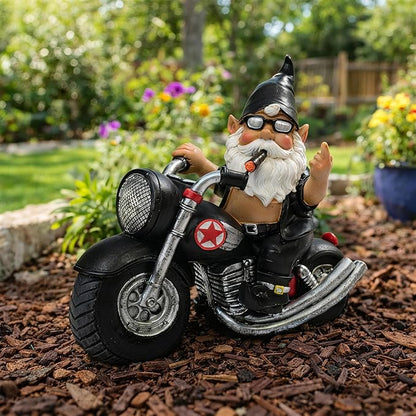 TISEJOY Garden Gnomes Statues 8",Garden Gnomes Outdoor,Gnomes Decorations for Yard, Gnome Garden Statue Indoor and Outdoor, Gnome Sculptures for Desk Patio Backyard and Windowsill,Garden Gifts for Mom