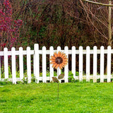 Metal Sunflower Garden Stakes Flower Yard Art Planter Stake Party Lawn Pathway Walkway Patio Decor Yard Sign Indoor Outdoor Decoration (36")