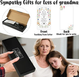 BUoonyer Grandma Memorial Wind Chimes - Memorial Gifts for Loss of Loved One Grandmother, Dove Remembrance Sympathy Commemorative Bereavement Windchimes for Outdoor Outside Patio Decor