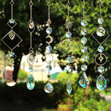 DIY Suncatchers, 400 pcs Sun Catchers Making Supplies Kit Art and Crafts for Adults Prism Hanging Decorative Suncatcher with Crystals Rainbow Maker for Indoor Windows Office Home Decor