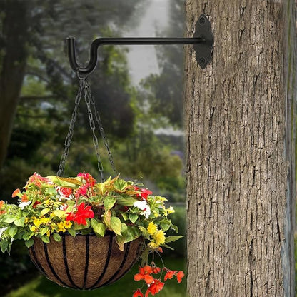 10 Inch 4 Pack Plant Hangers Outdoor or Indoor Plant Hooks Hanging Plant Bracket for Home Decor Bird Feeders