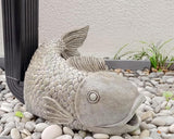 Teaeeno Fish Gutter Downspout Extension Decoration,3''x4'' Downspout Extender Diverter Splash Block Sculpture Outdoor Decor,Animal Resin Statue Ornaments, for Garden,Terrace,Lawn,Yard