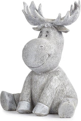 Roman Pudgy Moose 9.5 Inches Height Garden Figurine