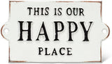Abbott Collection 27-FORGE/103 This is Our Happy Place Sign