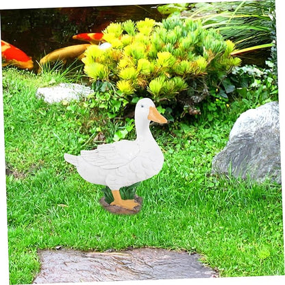 Resin Ornament Floating Statue Garden Decor Outdoor Realistic Faux Sculpture