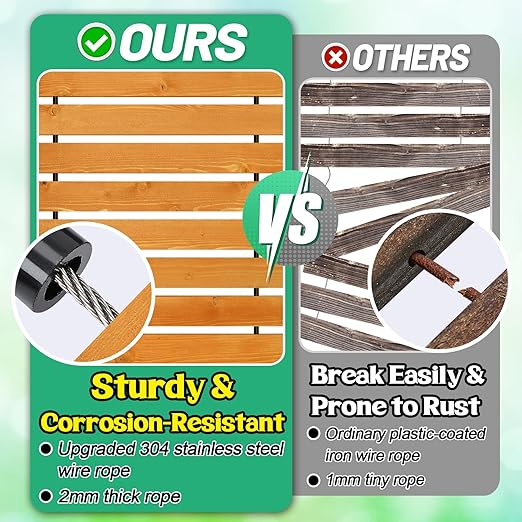 12ft Wooden Garden Pathway - Weather Resistant Carbonized Pine Roll Out Decorative Walkway, Boardwalk Pathway Pavers for Outside Stepping Stones Outdoor Flooring Patio Pool Backyard (Orange)