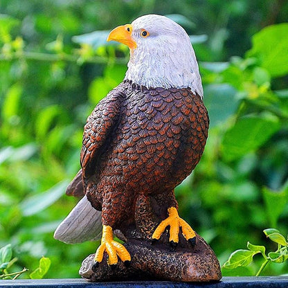 Cute Statues Garden and Yard Statue Bald Eagle Hanging Bird Backyard Decor