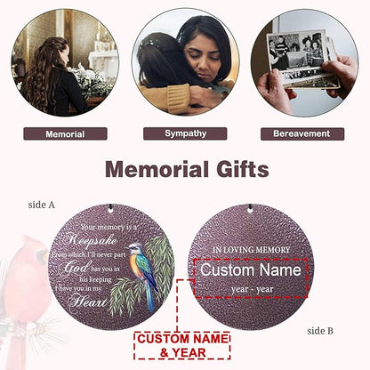 Personalized 30/36/45 inch Deep Tone Wind Chimes Memorial for Loss of Loved One, Mom, Dad, Sympathy Gifts for Loss Lover Remembrance Bereavement Funeral