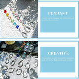kanpura DIY Suncatchers 164pcs Sun Catchers Making Kit for Adults Clear Hanging Prism Sun Catcher with Crystals Rainbow Maker for Window Wedding Garden Christmas Decor