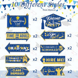 Camping Party Sign Camping Party Themed Directional Signs Camper Welcome Yard Outdoor Wall Sign Supplies Photo Props Backdrop Decoration Decor(Vivid)