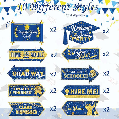 Camping Party Sign Camping Party Themed Directional Signs Camper Welcome Yard Outdoor Wall Sign Supplies Photo Props Backdrop Decoration Decor(Vivid)