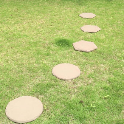 Gardens Stone,4Pieces Outdoor Decorative Easy Ground Installation for Garden Pathway Design