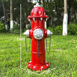 Garden Fire Hydrant Outdoor Statue,Sculpture for Dog to Peed on Yard Decor,Fire Hydrant Puppy Pee Training Post Figurine,Funny Decor Statue
