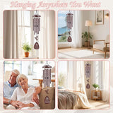 Memorial Wind Chime for Outside: Sympathy Bereavement Gift for Loss of Loved One of Mother Father Husband Wife Friend, Condolence Remembrance Keepsake