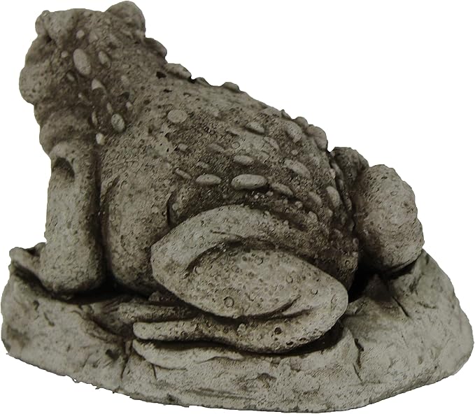 Toad Garden Statues Cement Frog Sculptures Cast Stone Frogs Figurines