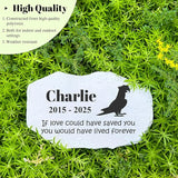 Personalized Pet Memorial Stone - Loss Gift for Dog - Parrot Headstone - Memorial Plaque Outdoor - Parrot Tombstone - Stepping Stone Personalized