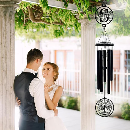 Personalized Weddings Wind Chime Gifts for Weddings or Anniversaries Custom Chime Gifts Custom Metal Sign Gift for Couple Parents Friends