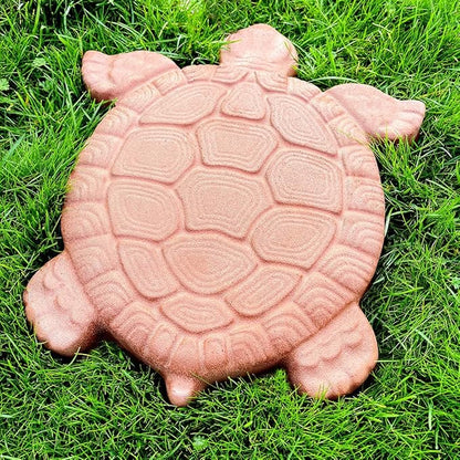 AUTUMN DIY Non-Slip Stepping Stones - Concrete Walkway Turtle Statue Mold, Textured for Garden Decor, Made in USA