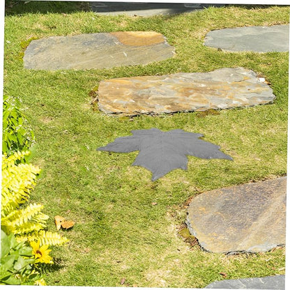 VICASKY Stepping Stone Maple Leaf Decor Durable Outdoor Pathway Ornament for Garden Walkway for Lawn and Decoration
