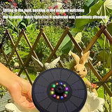 Floating Solars Bird Bath Water Fountains Light Garden Waterfalls Fountains Pond Panel Powered Water Pumps Garden Oxygenation Pumps for Pond