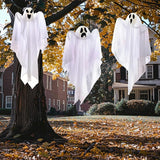 JOYIN 3 PCS Halloween Party Decoration 27.5" Hanging Ghosts, Cute Flying Ghost for Front Yard Patio Lawn Garden Party Décor and Holiday Decorations