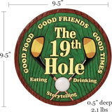 Spoontiques - Garden Décor - Golf Stepping Stone - Decorative Stone for Garden