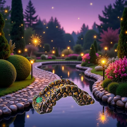 Stone Bridge Miniature Fairy Garden Accessories,Miniature Pond Lawn Garden Ornament Figurines, Mini Lighthouse Water Well Bridge Figurines, Micro Landscape Ornaments for Garden DIY Kit Statues