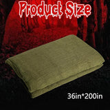 RunNico 200x36 Inch Large Size Green Halloween Creepy Cloth Decoration,Spooky Gauze Cloth,Halloween Haunted Cheesecloth for Halloween Stairway,Wall,Window Decorations,Outdoors Doorways Decor