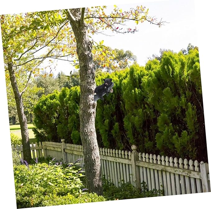 Resin Statue Durable Outdoor Decor Lifelike Garden Figurine for Tree Hanging Table Display Weather Resistant Art Sculpture for Nature Lovers