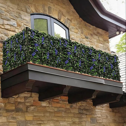 Artificial Expandable Ivy Privacy Fence Screen,Adjustable Size,Dense Leaf Panel,Perfect for Balcony,Garden,Fence Cover and Green Wall Decoration