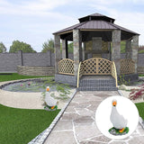 GANAZONO Simulated Duck Ornament 5.90X3.93X3.14In Outdoor Garden Decor Lifelike Lawn Duck Figurine for Patio Yard Landscaping Craft
