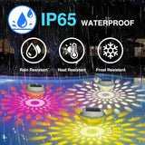 Solar Floating Pool Lights, RGB Color Changing Pool Floating Light, IP65 Waterproof for Pools, Ponds, Garden, and Wedding Party Decoration(2 Pack)