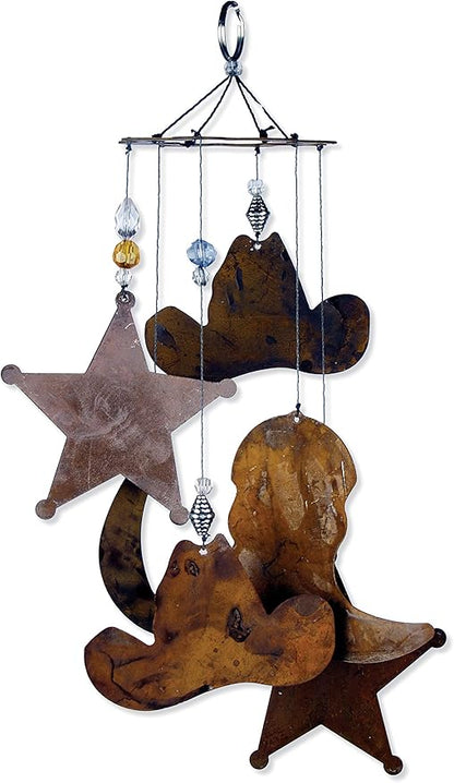 Sunset Vista Designs Horsing Around Western Wind Chime, Small