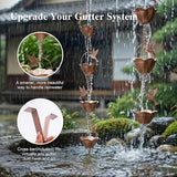 TZSSP Rain Chains Decorative Rain Chain Bell, 8-1/2 Length, Hummingbird