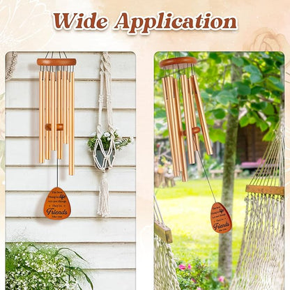 Friendship Gifts for Women, 36'' Friends Wind Chimes, Best Friend Birthday Gifts for Women, Bestie, Soul Sister, Christmas Galentine Gift Idea for Bestfriend BFF Long Distance Friendship