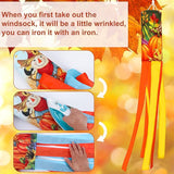 NOVWANG 2 Pcs Fall Windsocks, Scarecrows Pumpkins Wind Socks Autumn Windsocks Thanksgiving Outdoor Hanging Scarecrow Decorations for Home Farmhouse Garden Yard Decor