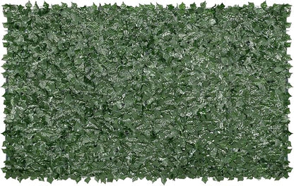 VEVOR Artificial Ivy Privacy Fence Screen, 59 x 98 in Faux Ivy Vine Leaf Hedges Fence, Greenery Privacy Fence with Mesh Cloth Backing, Green Wall Decoration for Outdoor Garden, Yard, Balcony