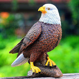 Cute Statues Garden and Yard Statue Bald Eagle Hanging Bird Backyard Decor