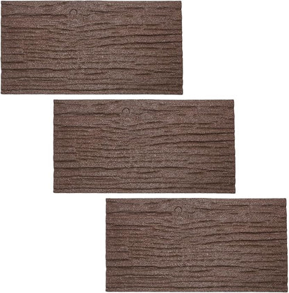 Sekcen 3 Pack Rubber Stepping Stones Outdoor Walkway Garden Recycled Paving Stones Pavers for Walkways