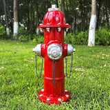 Garden Fire Hydrant Outdoor Statue,Sculpture for Dog to Peed on Yard Decor,Fire Hydrant Puppy Pee Training Post Figurine,Funny Decor Statue