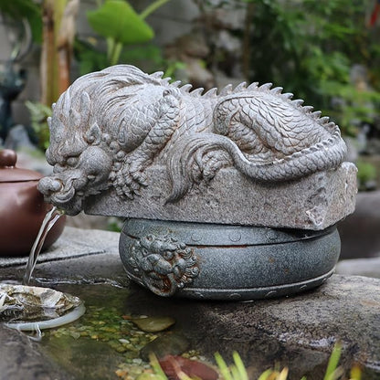 Animal Pond spitters for Small Ponds, Pool Fountain Spitter, Fish Tank Automatic Circulation Water Landscaping Ornaments, Suitable for Gardens, Patios, Fountain Centers