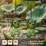 Calenzana Green Frog Outdoor Solar Garden Light, Waterpoof Hanging Solar Light for Yard Patio Backyard Porch, Gifts for Women Mom Grandma
