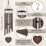Retirement Gift for Woman Men - Metal Tree of Life Wind Chimes Outside Patio Garden Porch Hanging Art Decor Happy Retirement Gifts for Women Grandma Grandpa Coworker Teacher Nurse Friends